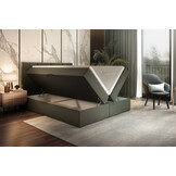 Vlakke boxspring Bari