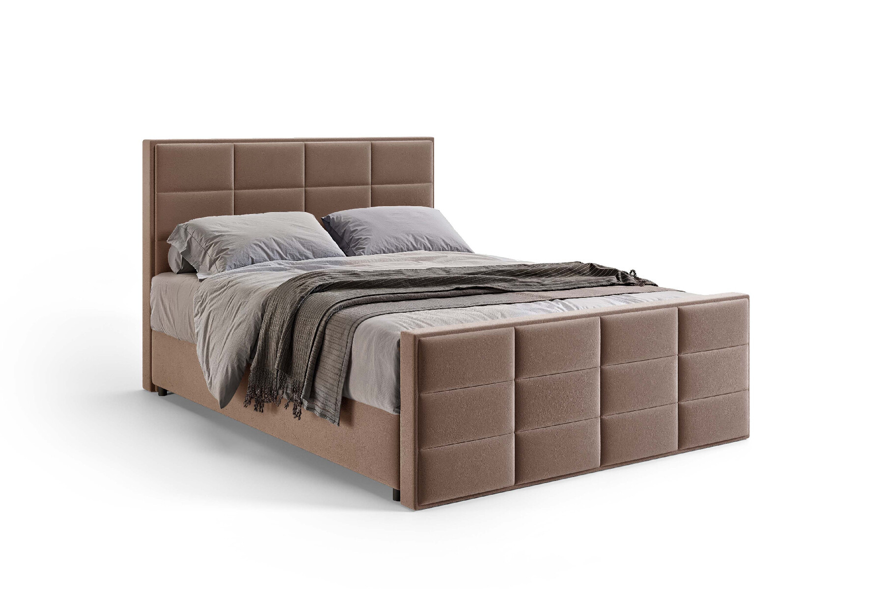 Vlakke boxspring Bari