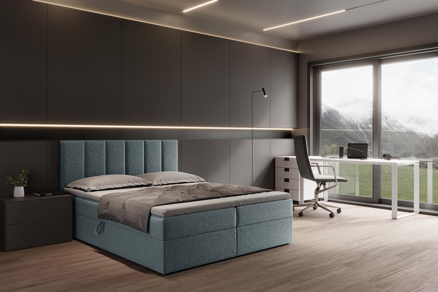 Boxspring met opbergruimte Malibu
