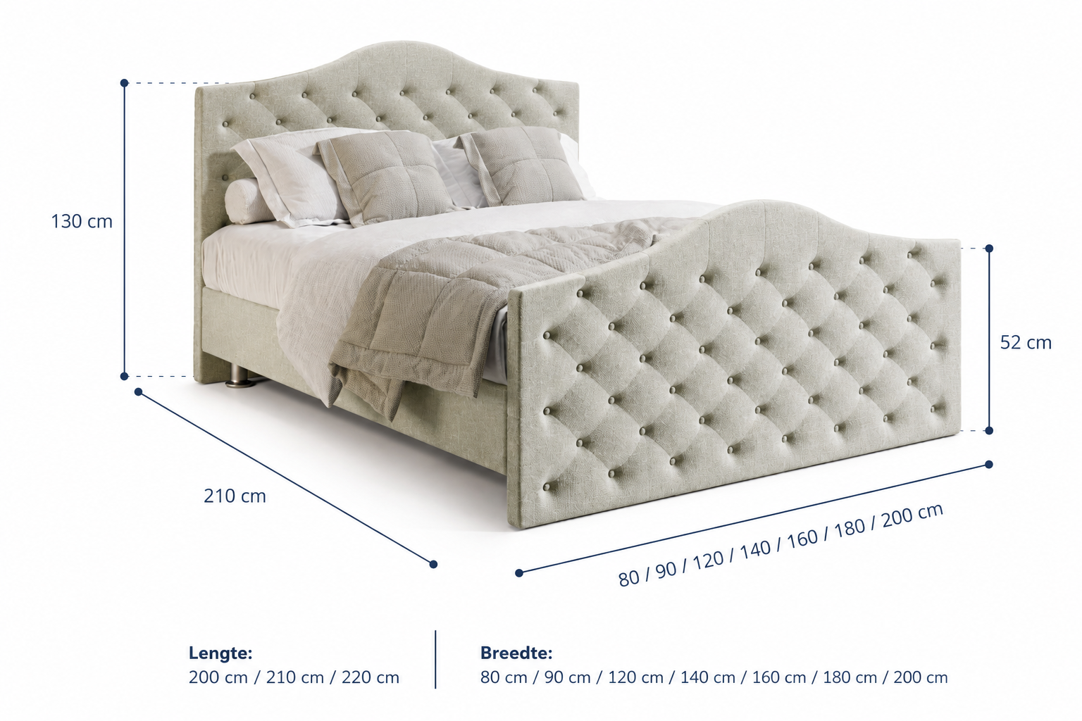 Boxspring Bordeaux
