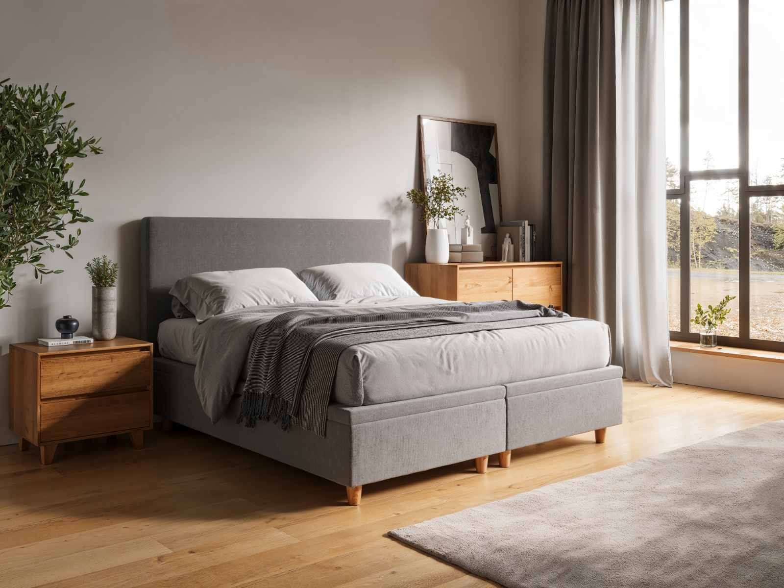 Boxspring met opbergruimte Palm Springs