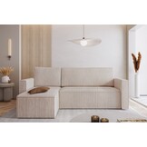 Elba - 3-zits slaapbank met chaise longue en opbergruimte