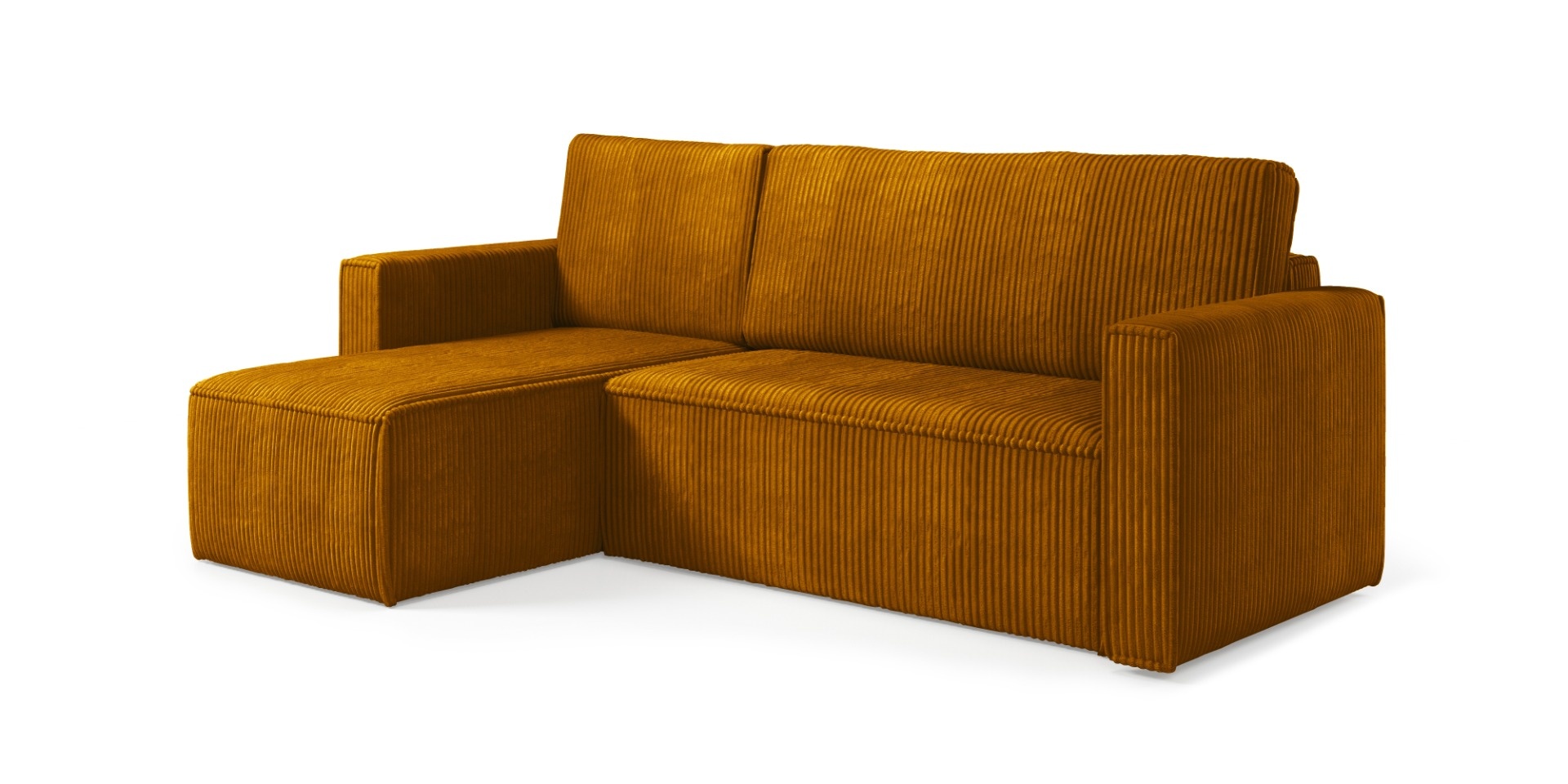 Elba - 3-zits slaapbank met chaise longue en opbergruimte