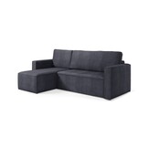 Elba - 3-zits slaapbank met chaise longue en opbergruimte