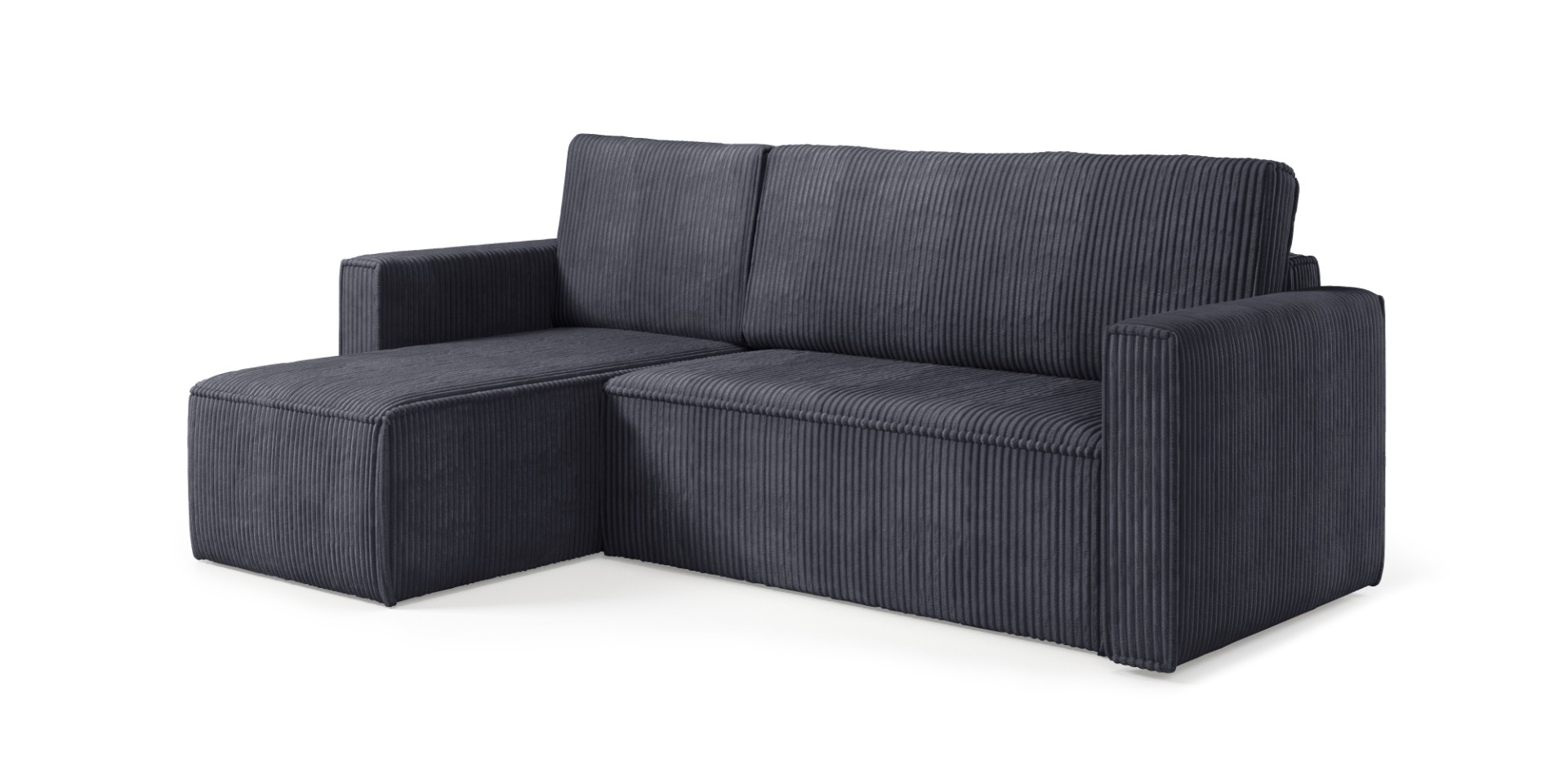 Elba - 3-zits slaapbank met chaise longue en opbergruimte