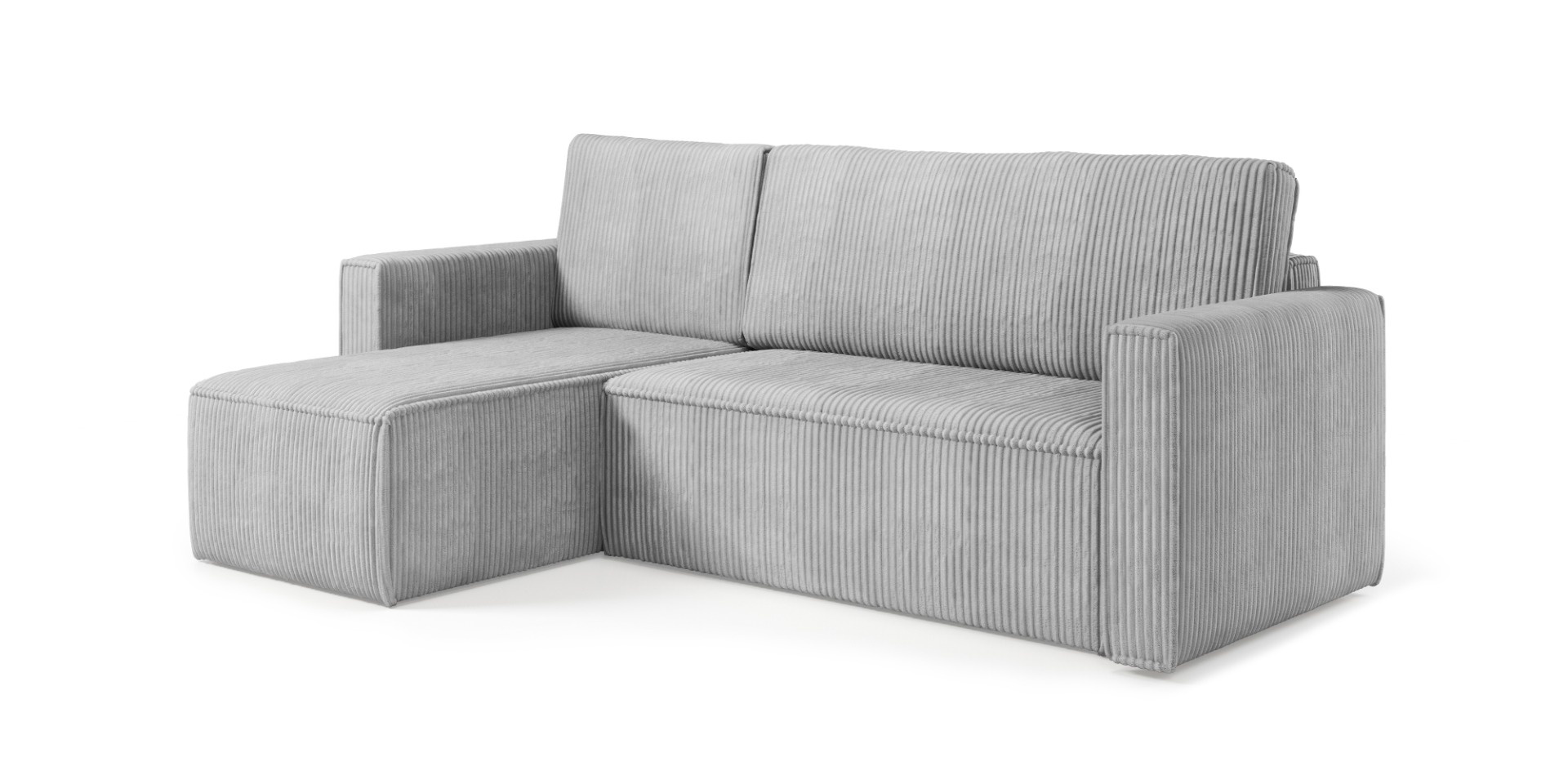 Elba - 3-zits slaapbank met chaise longue en opbergruimte