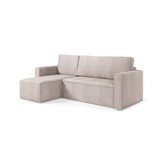 Elba - 3-zits slaapbank met chaise longue en opbergruimte