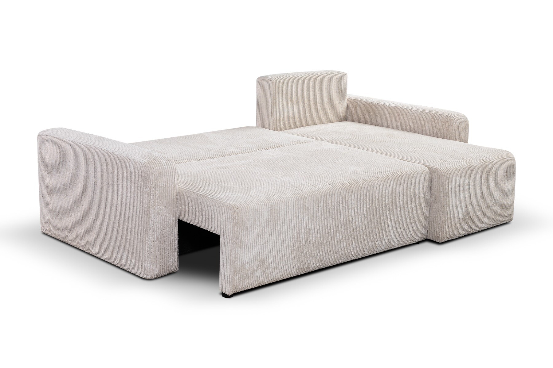 Capri - 3 zits slaapbank met Chaise lounge en opbergruimte