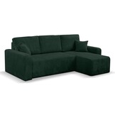 Capri - 3 zits slaapbank met Chaise lounge en opbergruimte