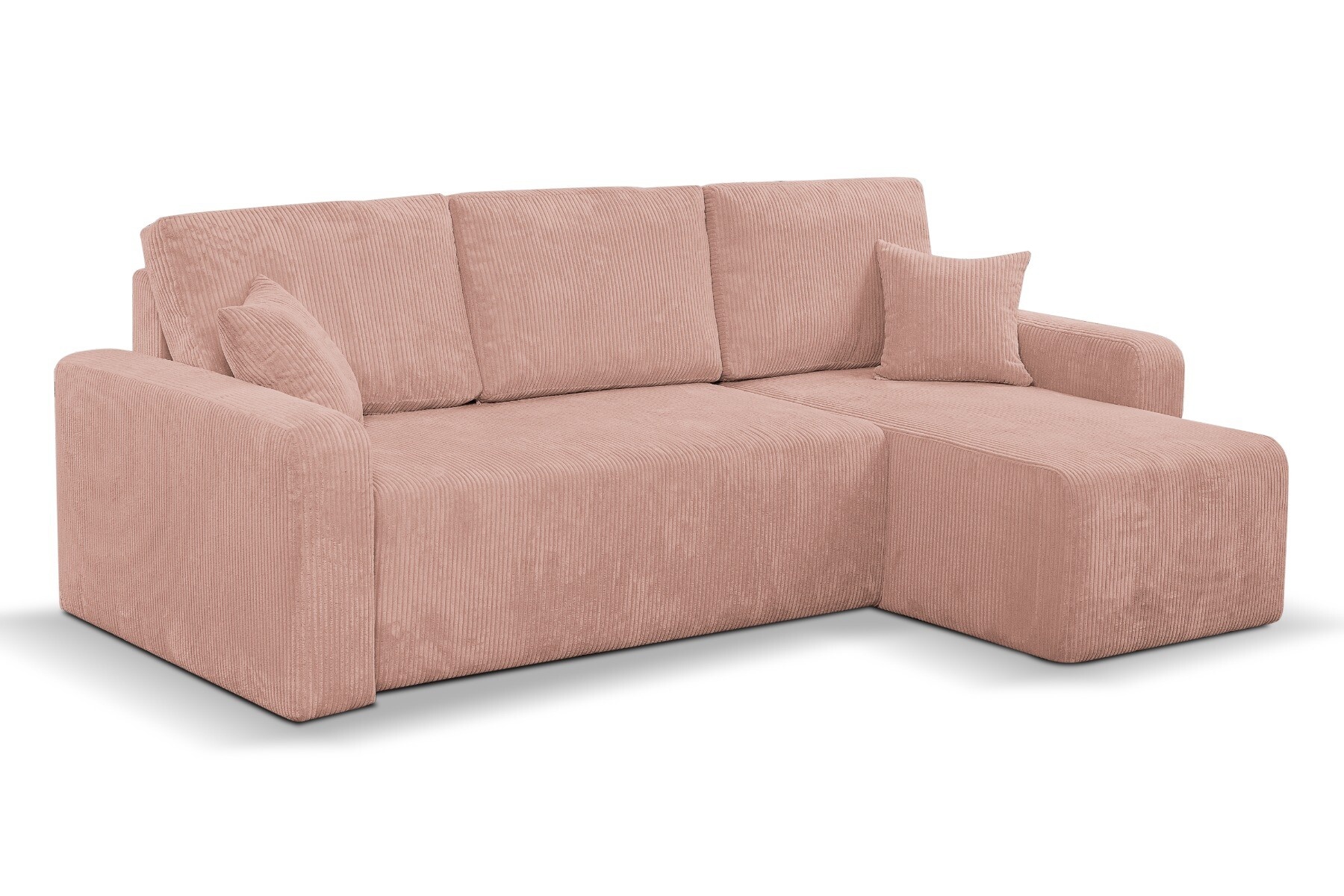 Capri - 3 zits slaapbank met Chaise lounge en opbergruimte