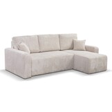 Capri - 3 zits slaapbank met Chaise lounge en opbergruimte