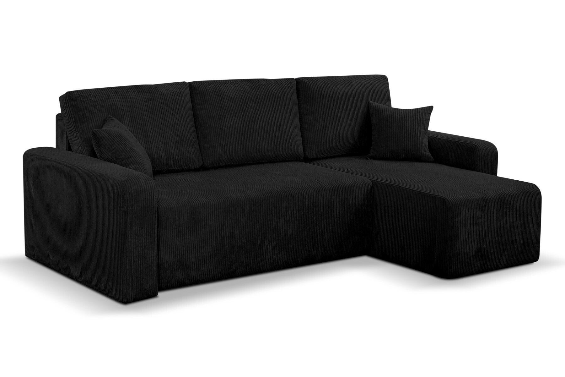 Capri - 3 zits slaapbank met Chaise lounge en opbergruimte