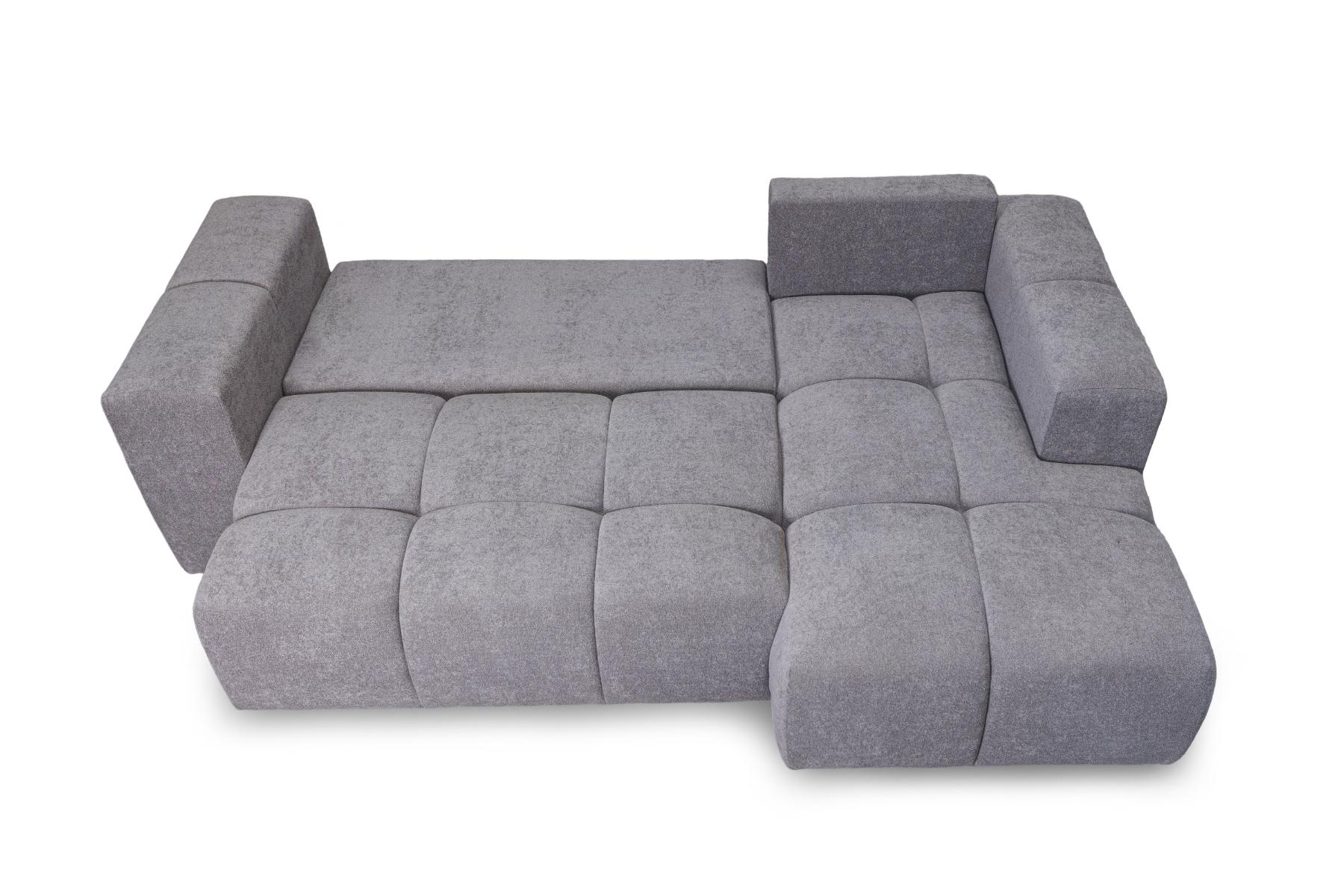 Hoekslaapbank met chaise longue en opbergruimte rechts – Bali