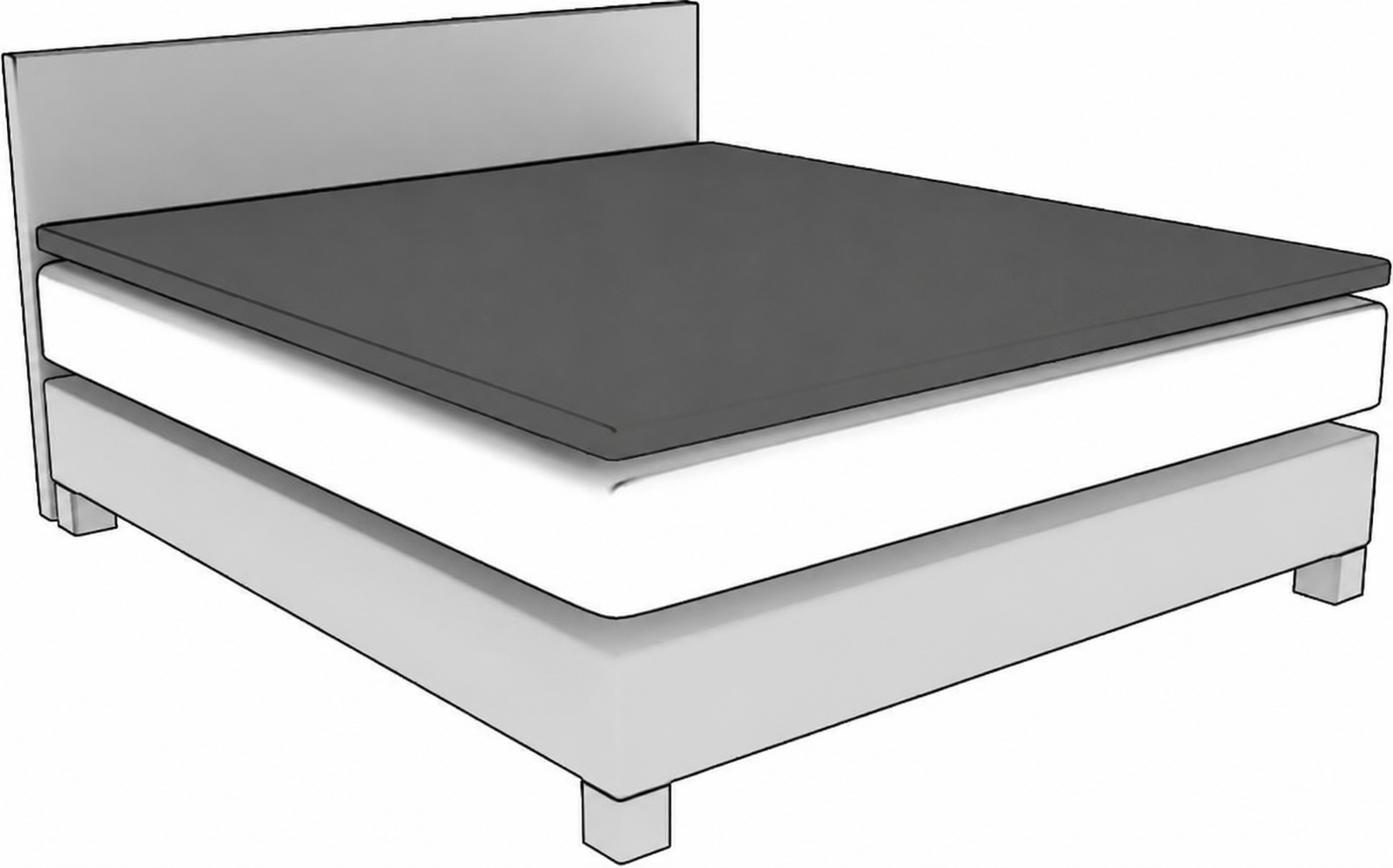 Cillows Topper hoeslaken 190 gr/m2
