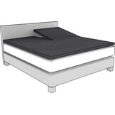 Cillows Topper Split hoeslaken 190 gr/m2