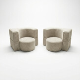 Modulaire 2-Zits Slaapstoelen Milaan