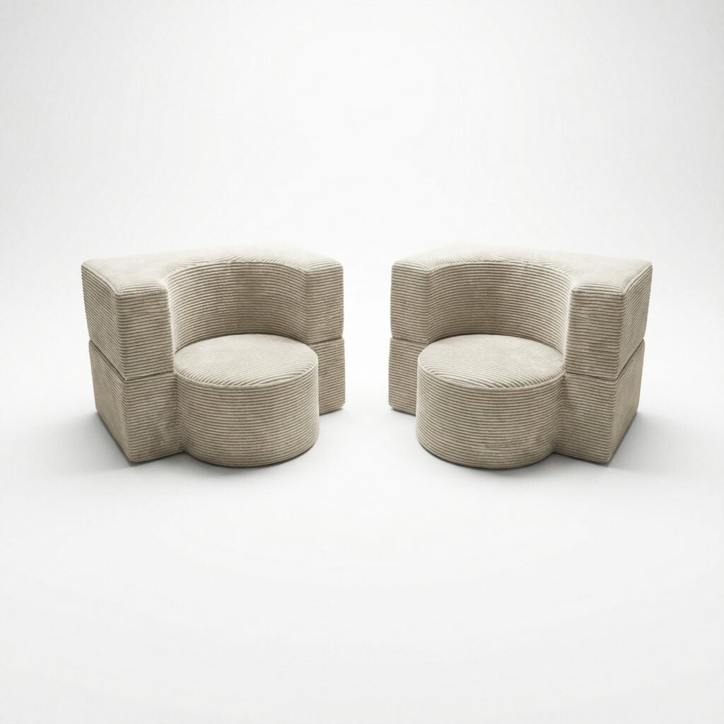 Modulaire 2-Zits Slaapstoelen Milaan