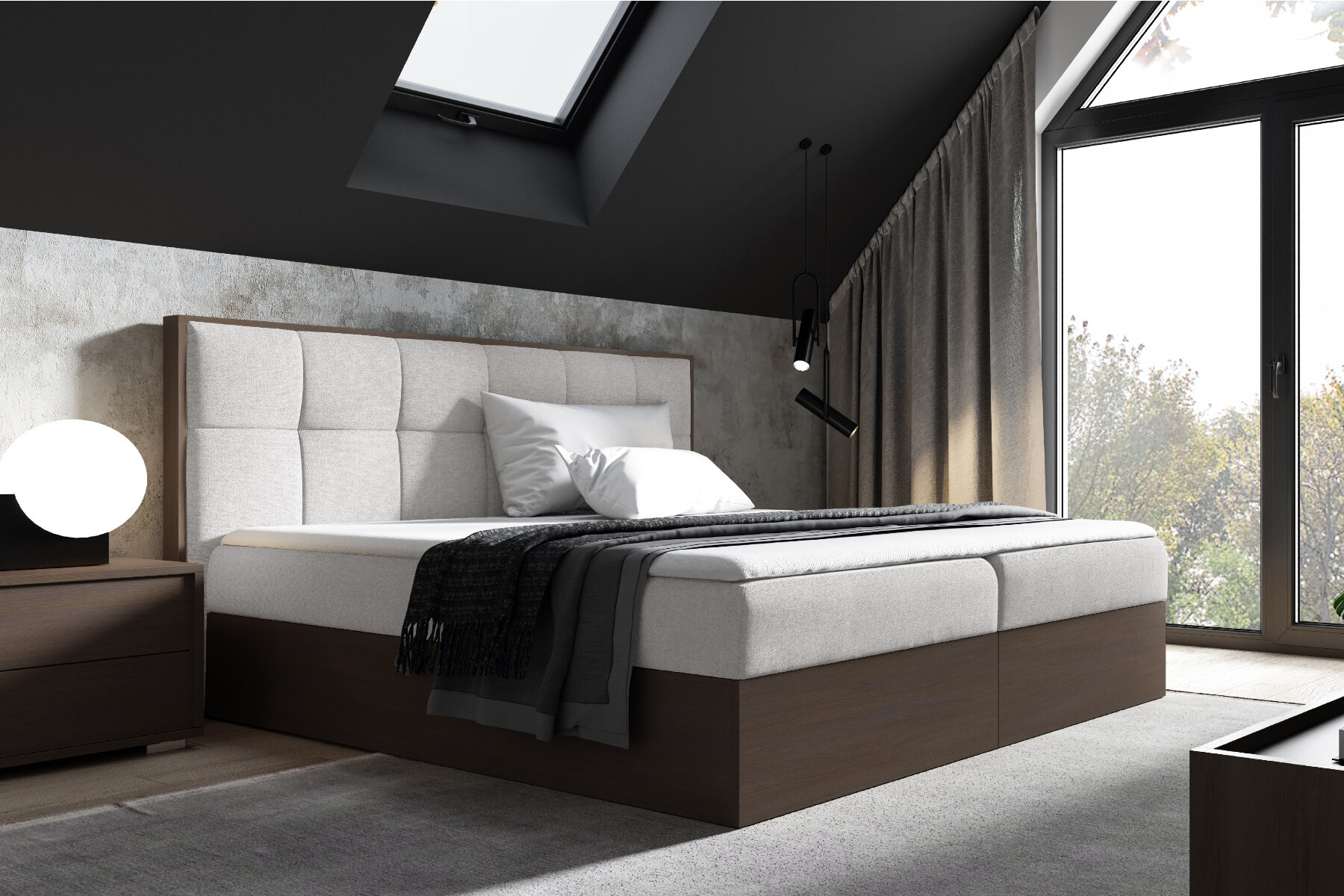 Boxspring met opbergruimte Dijon