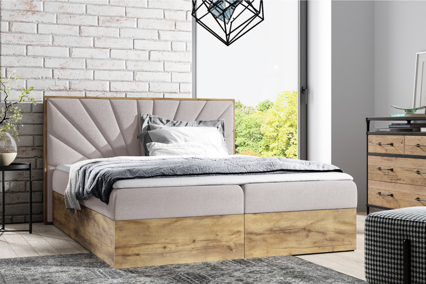 Boxspring met opbergruimte Bern