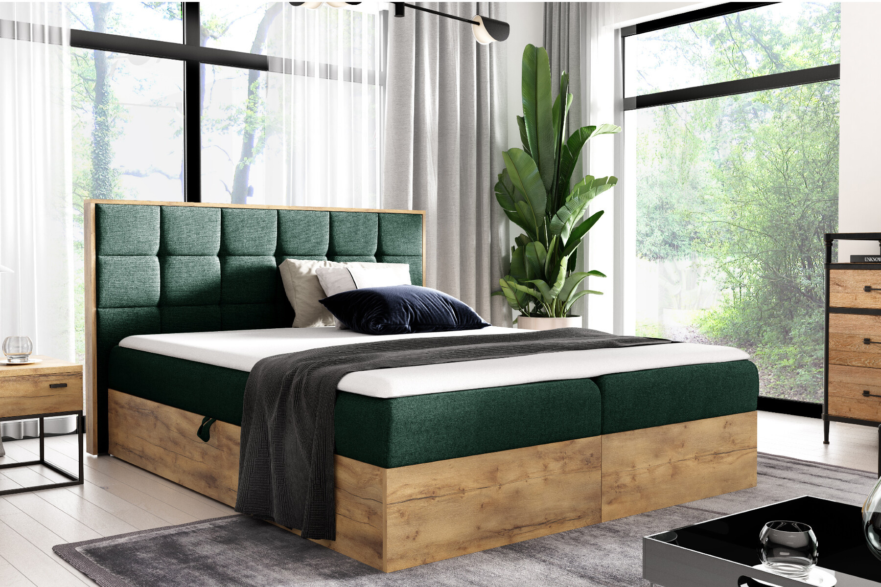 Boxspring met opbergruimte Wenen
