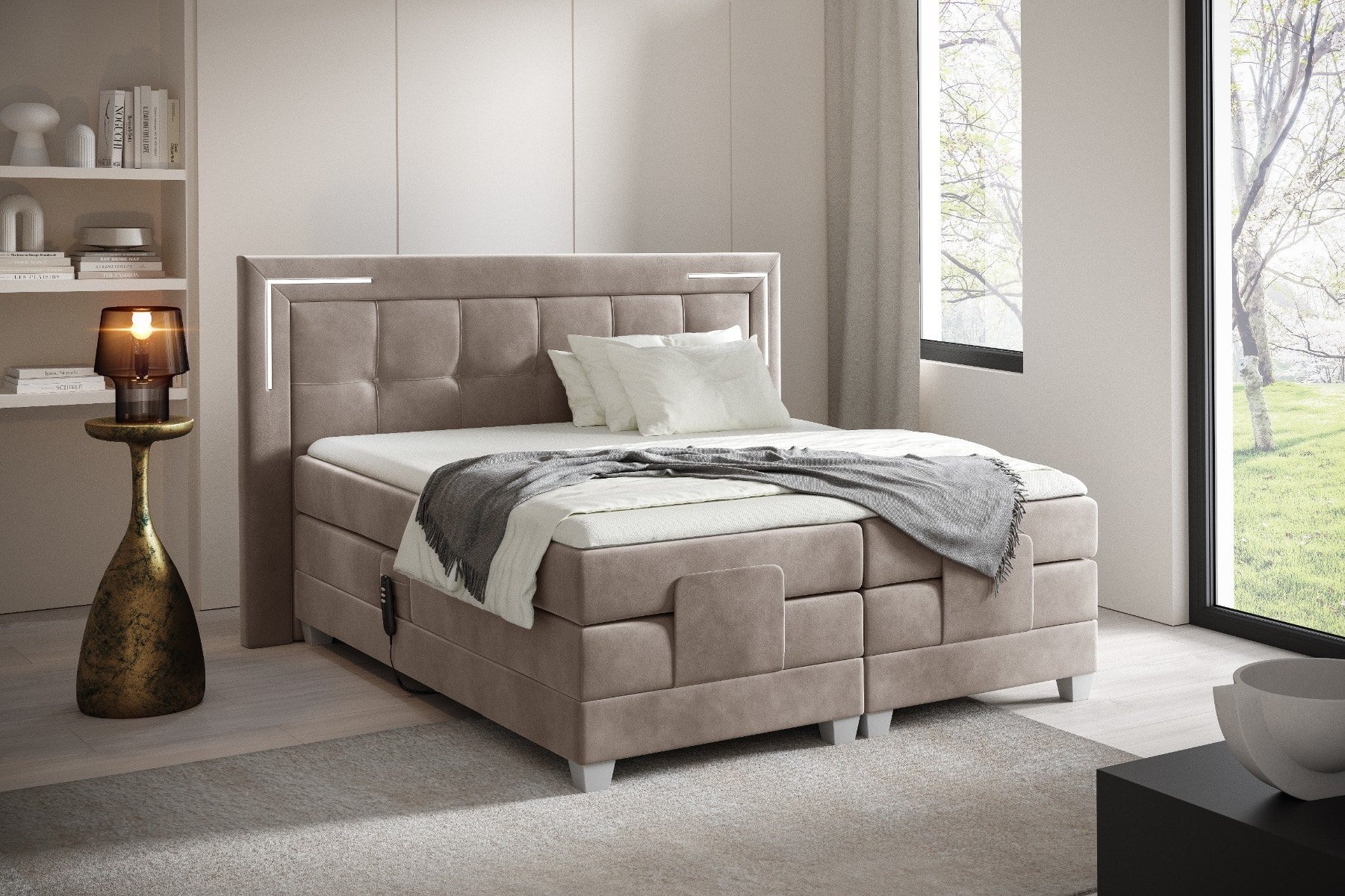 Elektrische Boxspring Élysée
