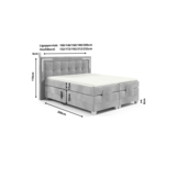 Elektrische Boxspring Élysée