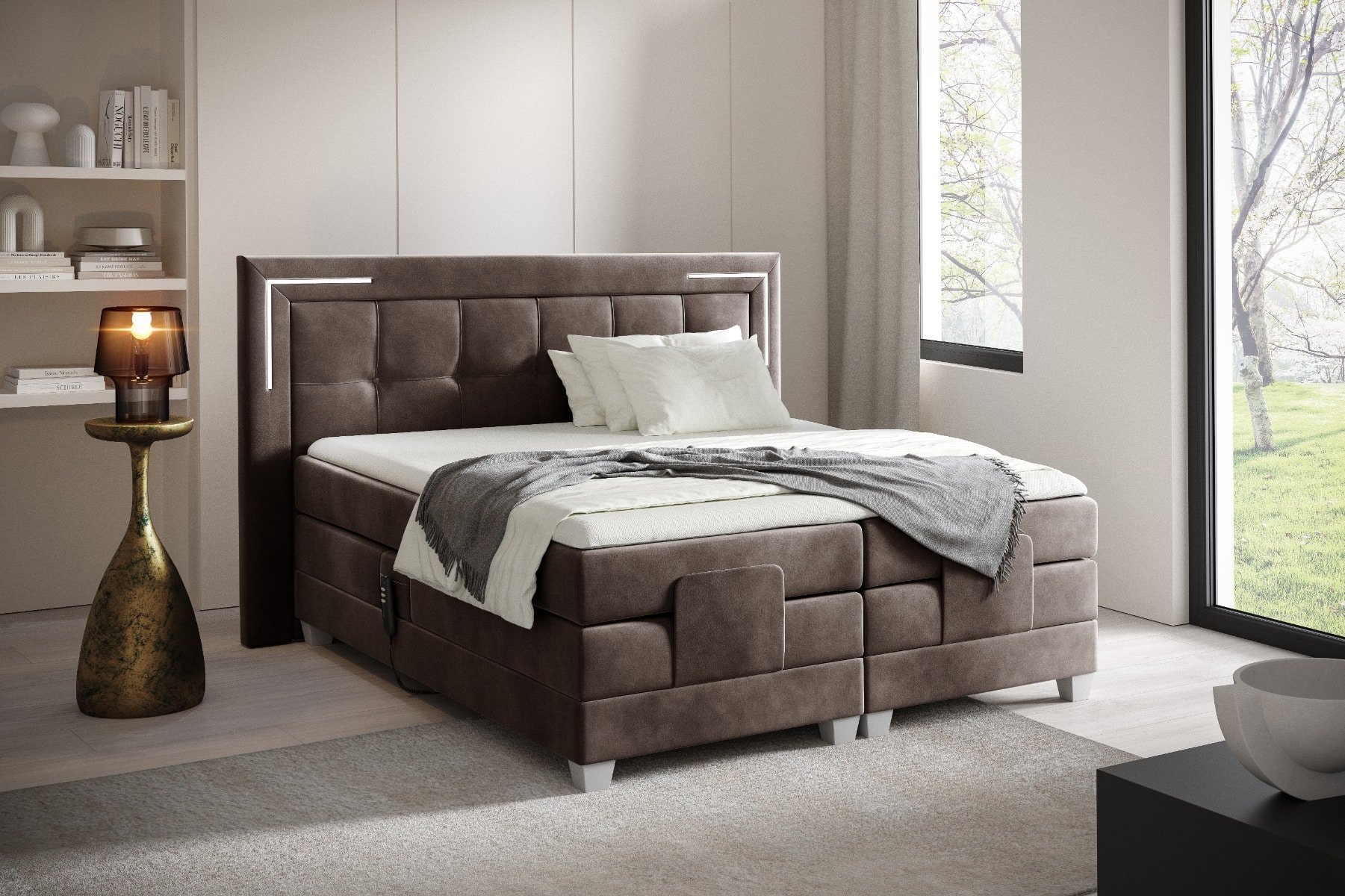 Elektrische Boxspring Élysée