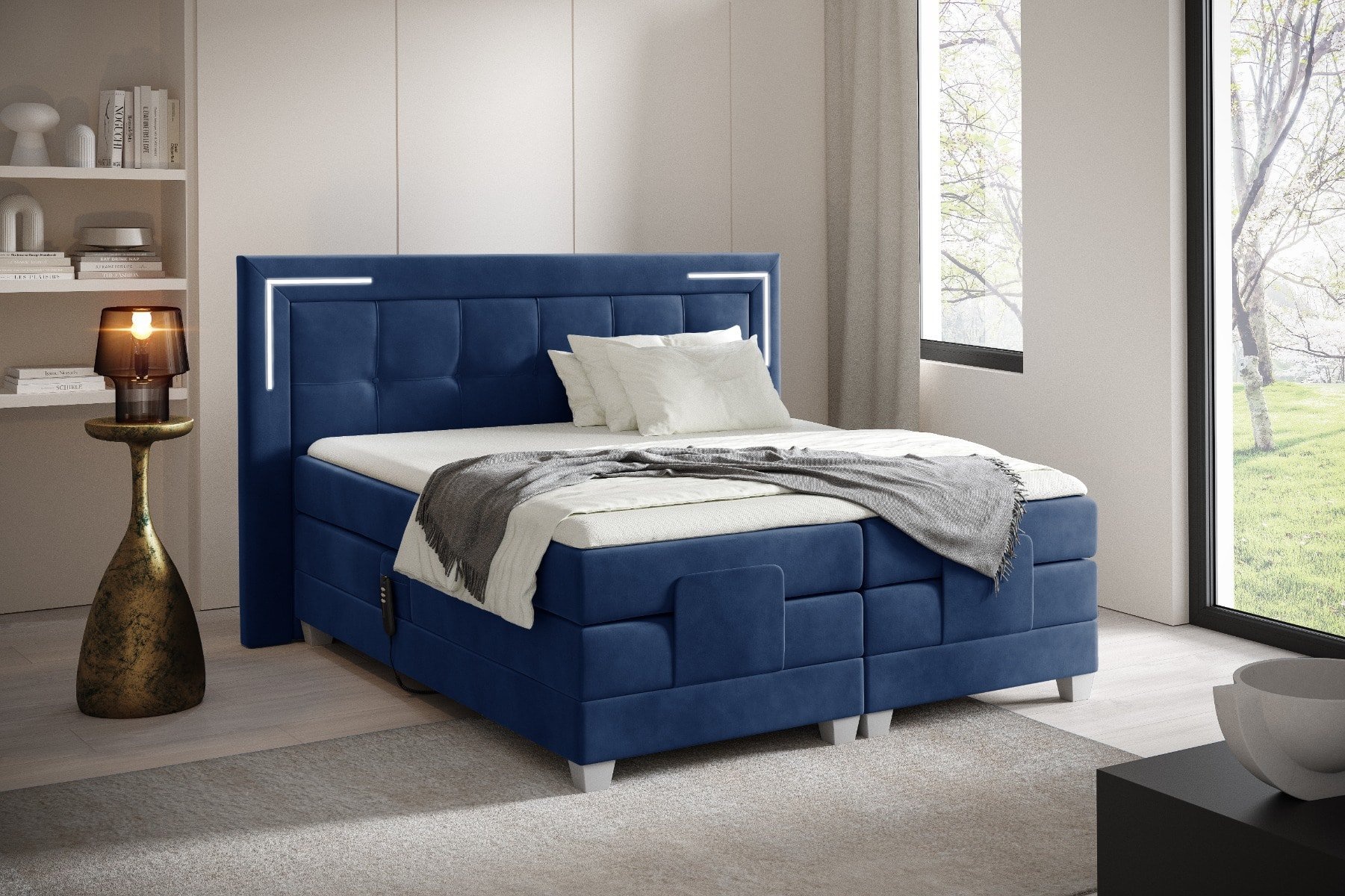 Elektrische Boxspring Élysée