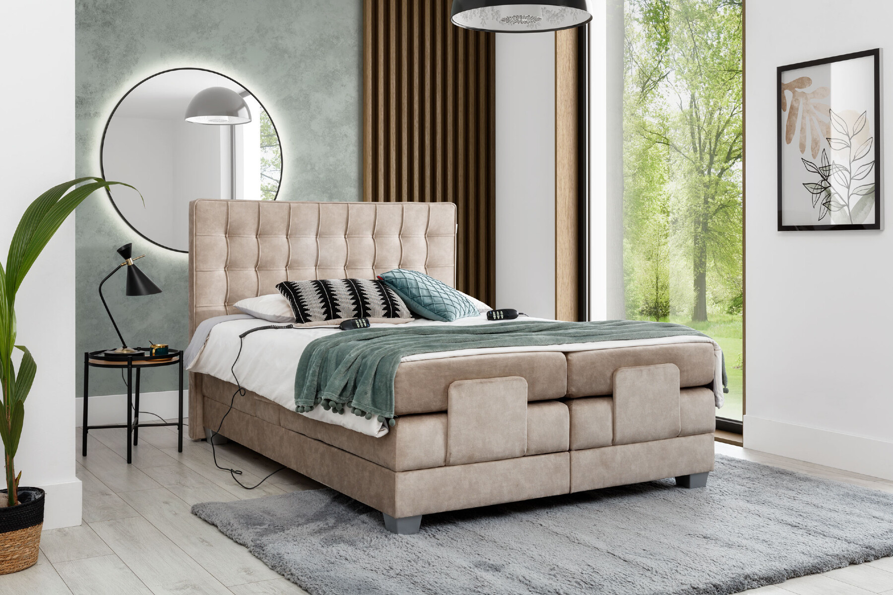 Elektrische Boxspring Lumière