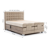 Elektrische Boxspring Lumière