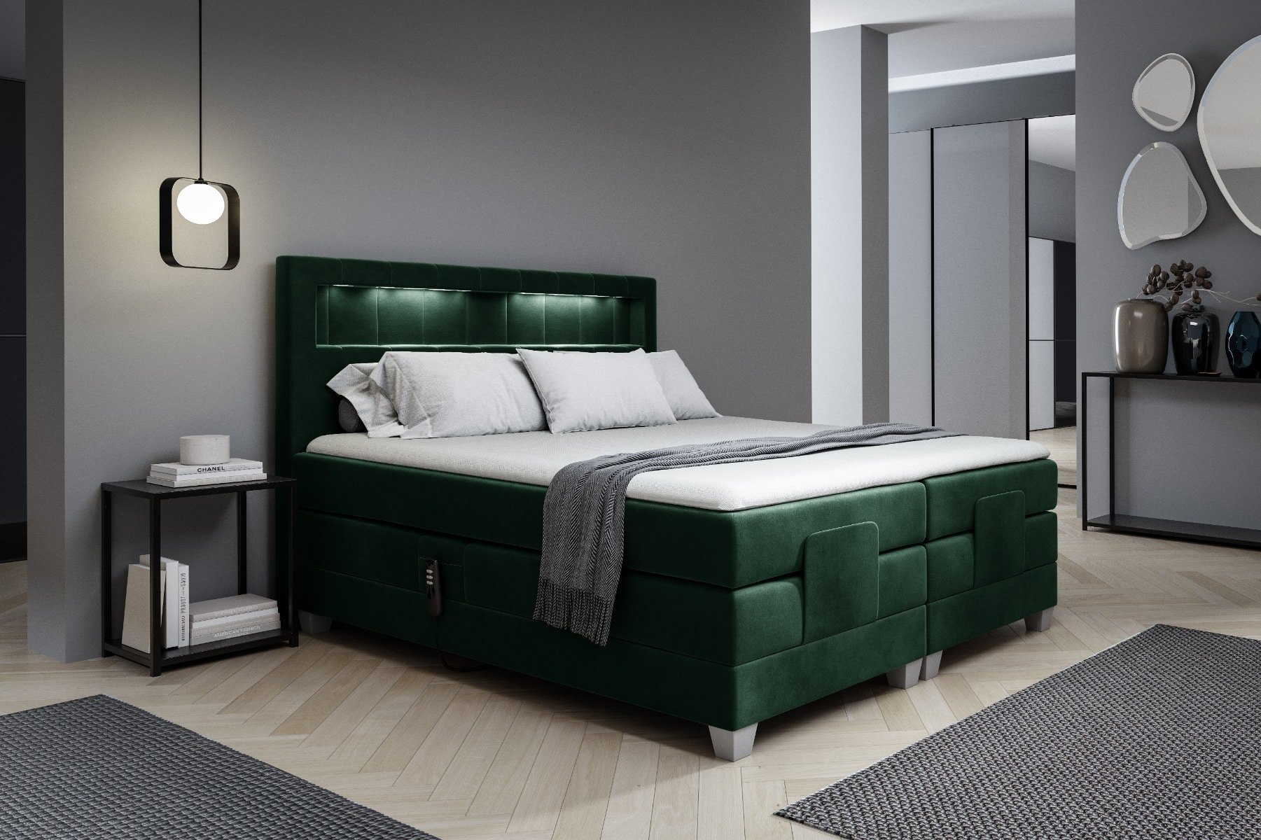 Elektrische Boxspring Portofino