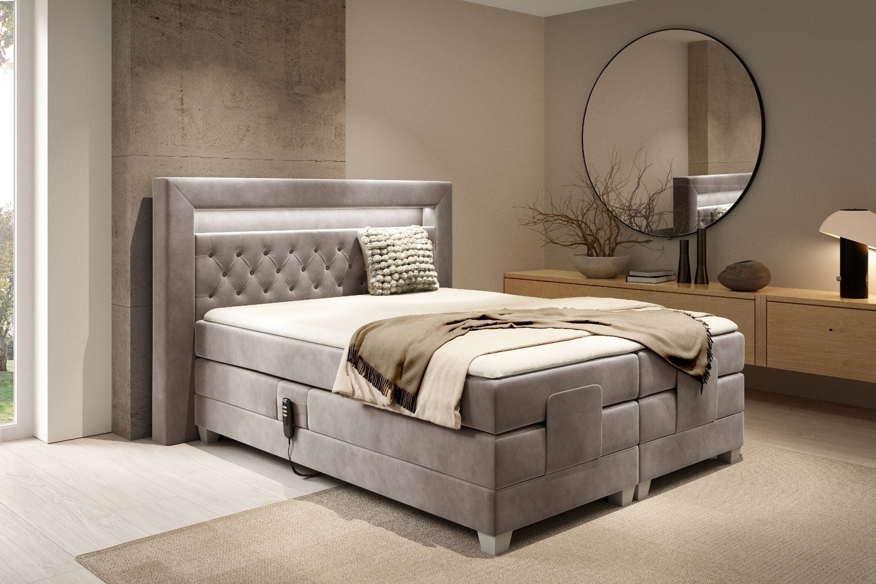 Elektrische Boxspring Élégance