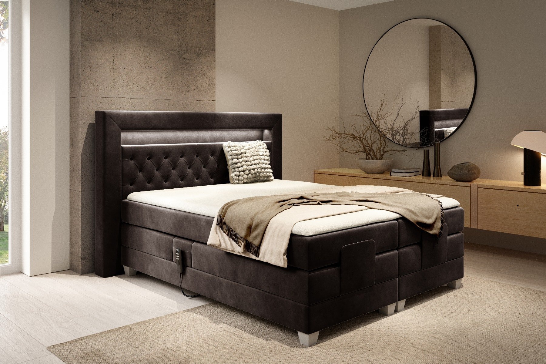 Elektrische Boxspring Élégance