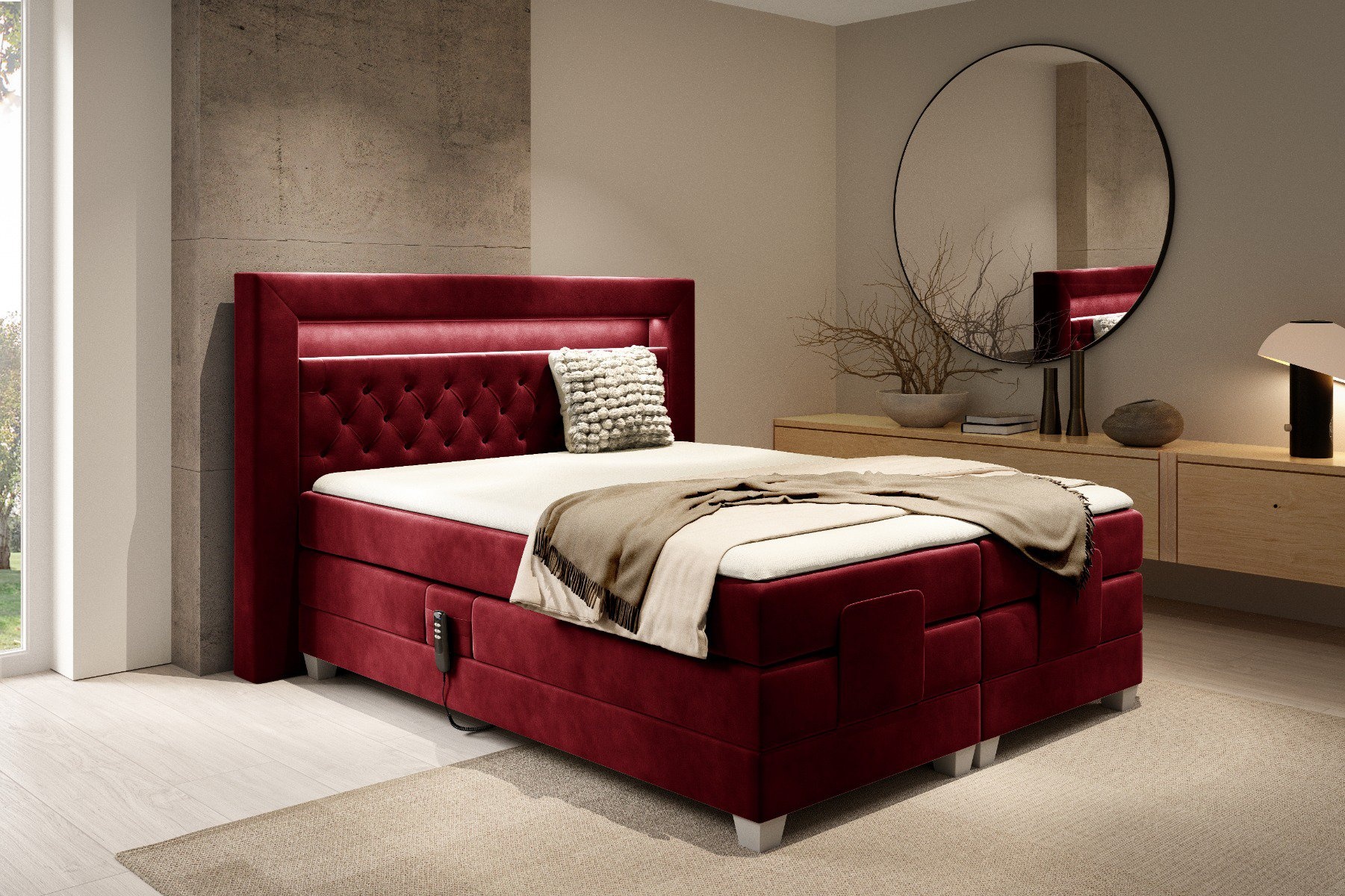 Elektrische Boxspring Élégance