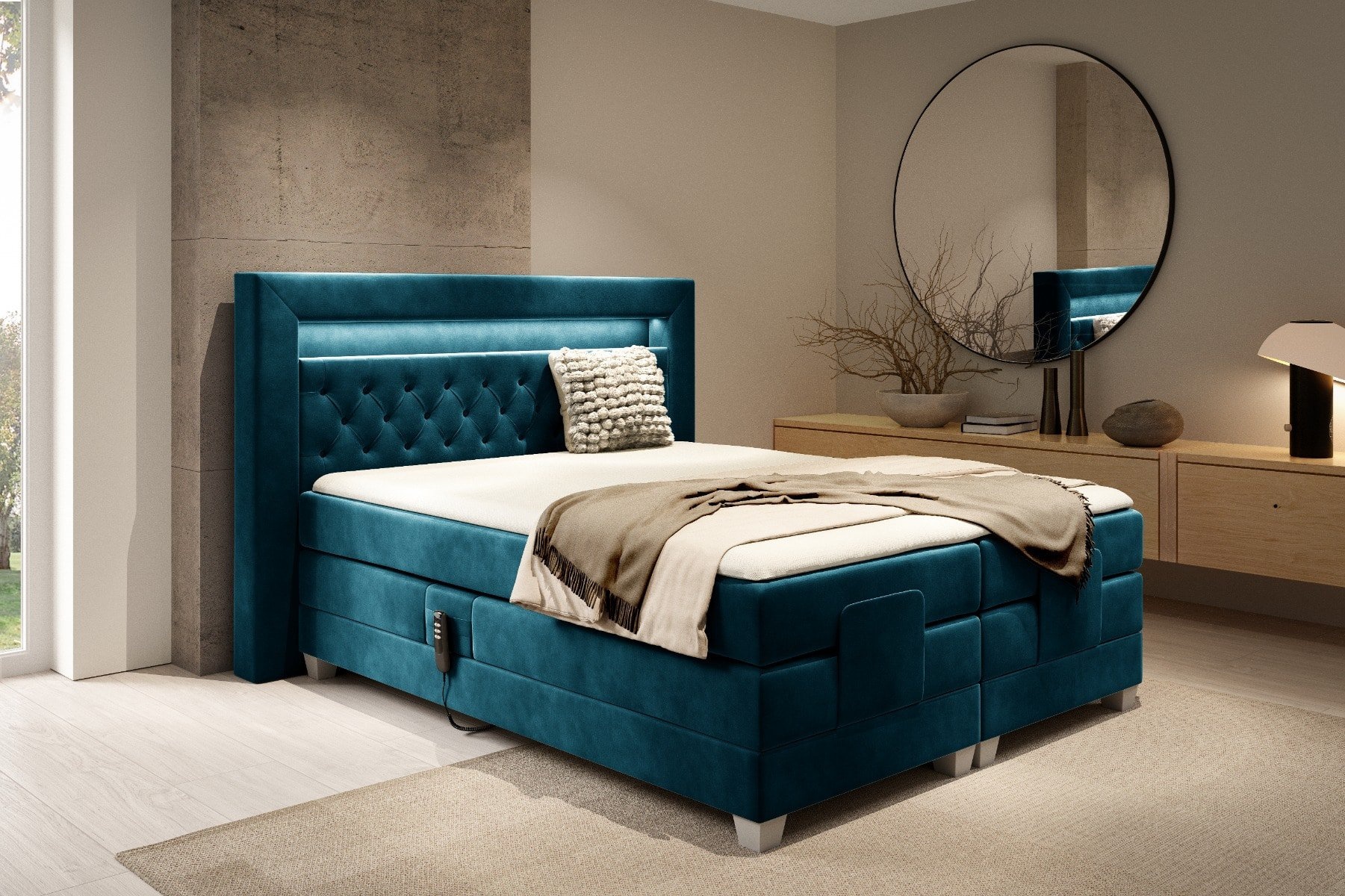 Elektrische Boxspring Élégance