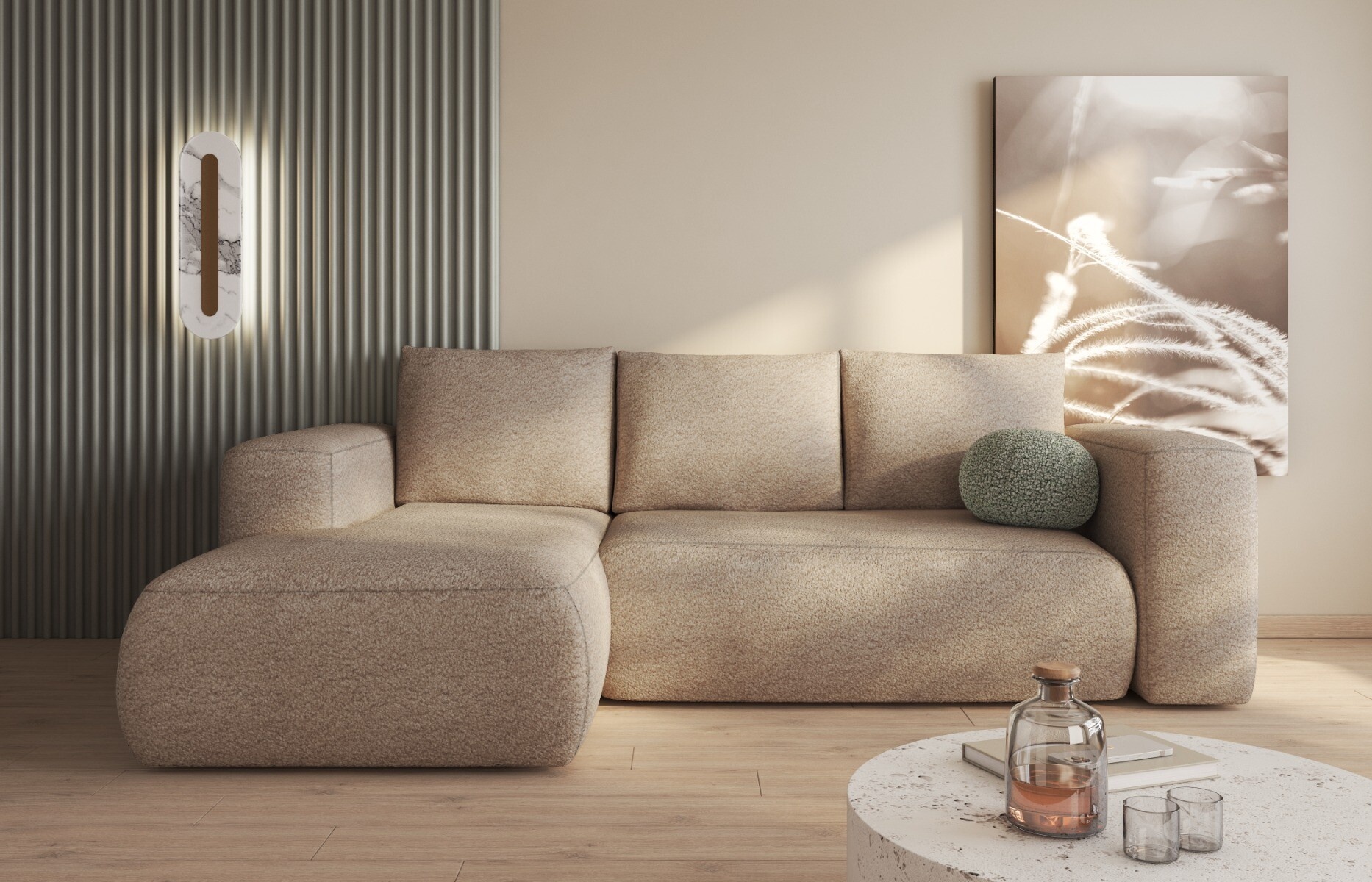 Sorrento Slaapbank met Chaise Longue