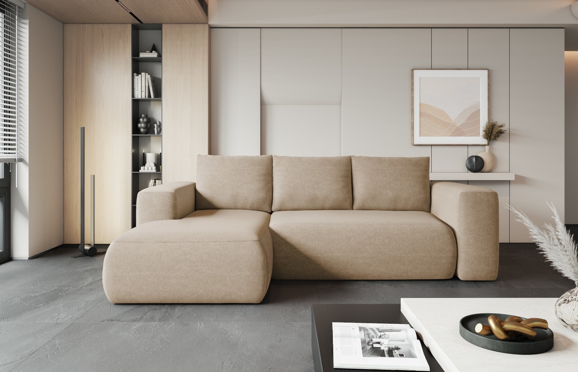 Sorrento Slaapbank met Chaise Longue
