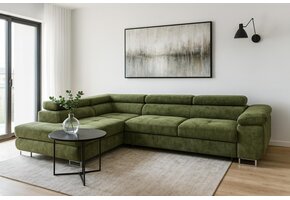 Modena Hoekslaapbank met Verstelbare Hoofdsteunen