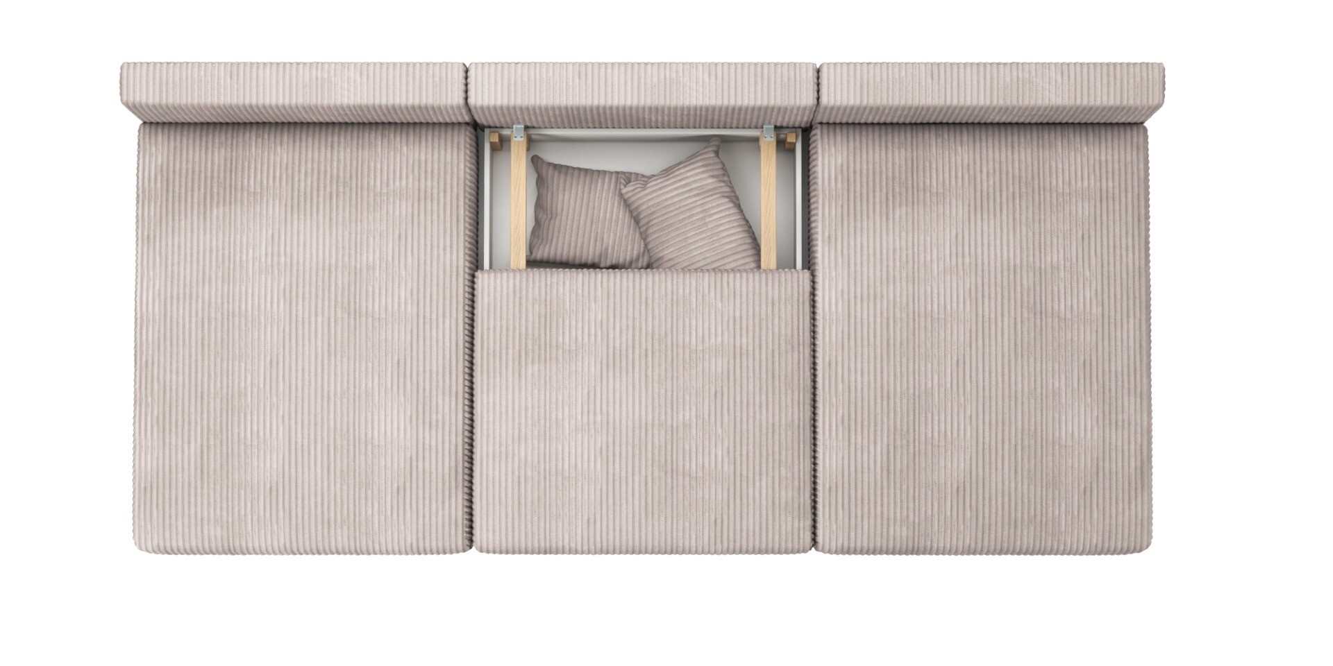 Arezzo U-Vorm Design Slaapbank