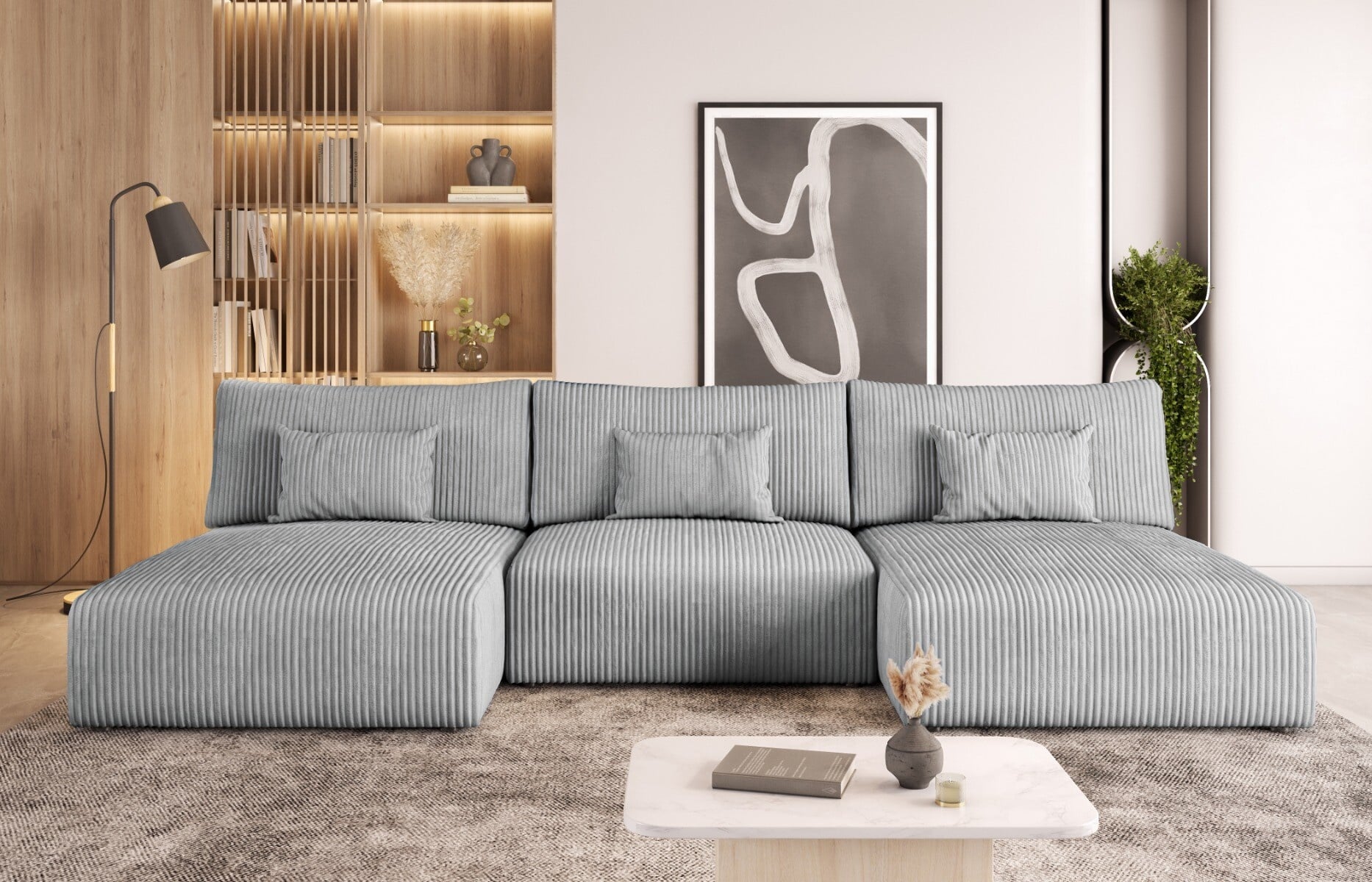 Arezzo U-Vorm Design Slaapbank