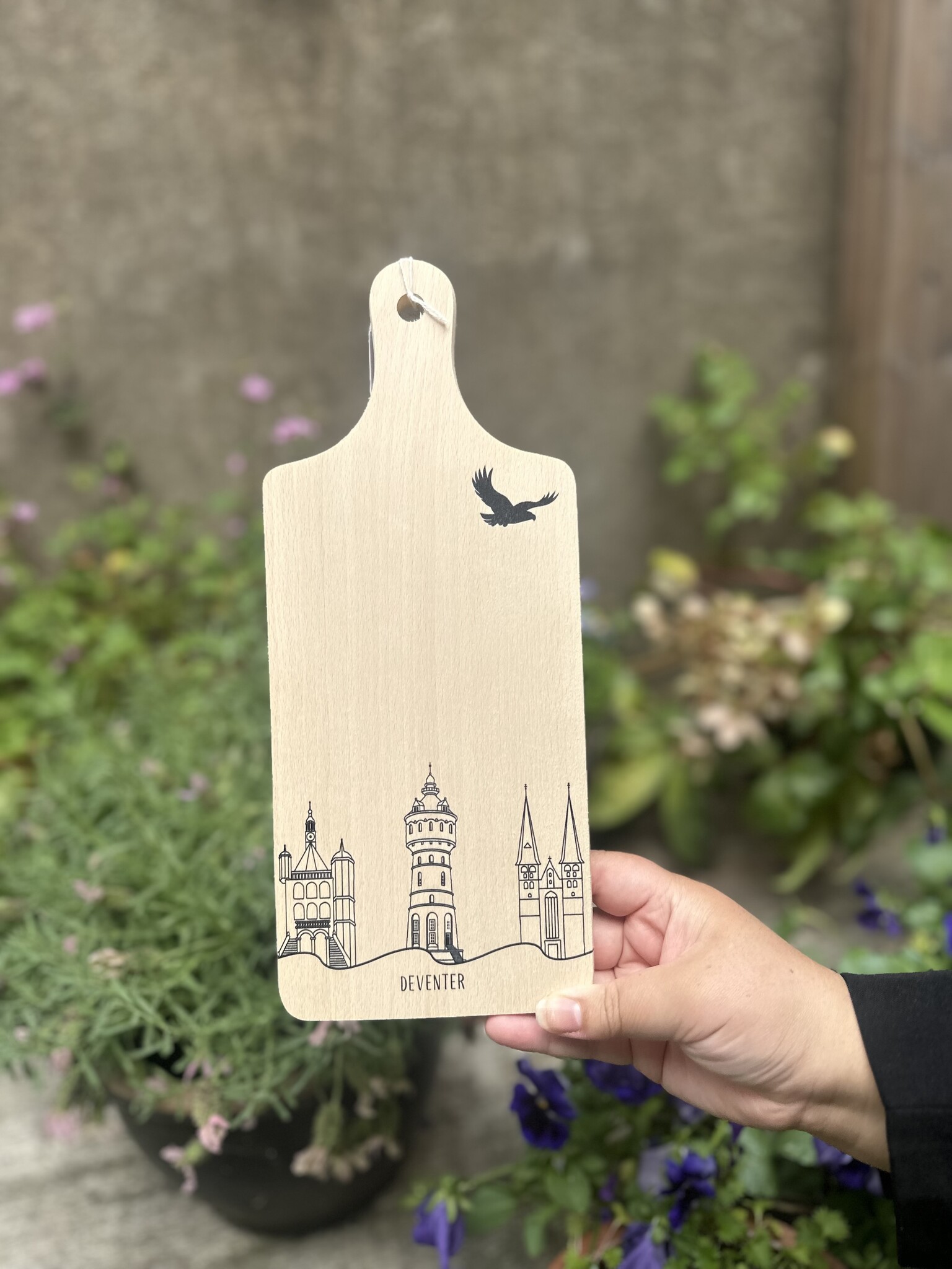 Deventer plank met iconen