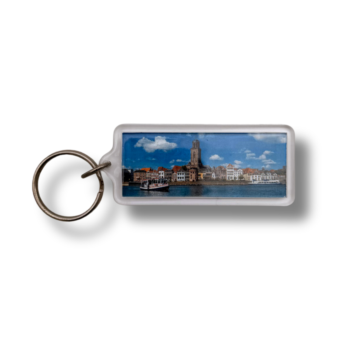 Sleutelhanger Deventer Skyline en plaatsnaam
