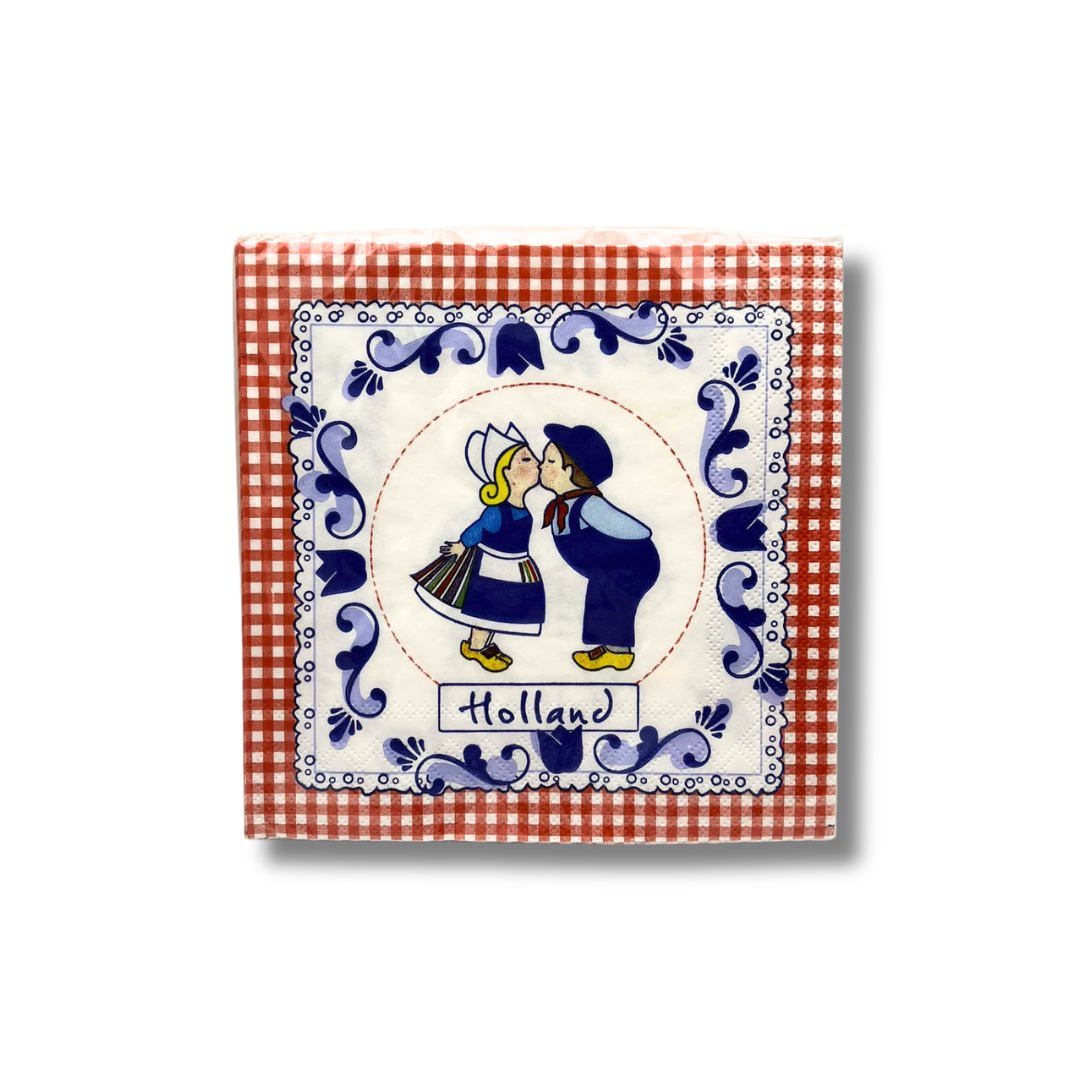 Holland servet boer en boerin
