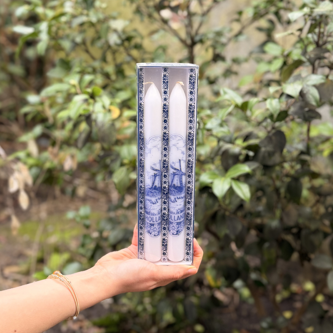 Kaarsen Delfts blauw