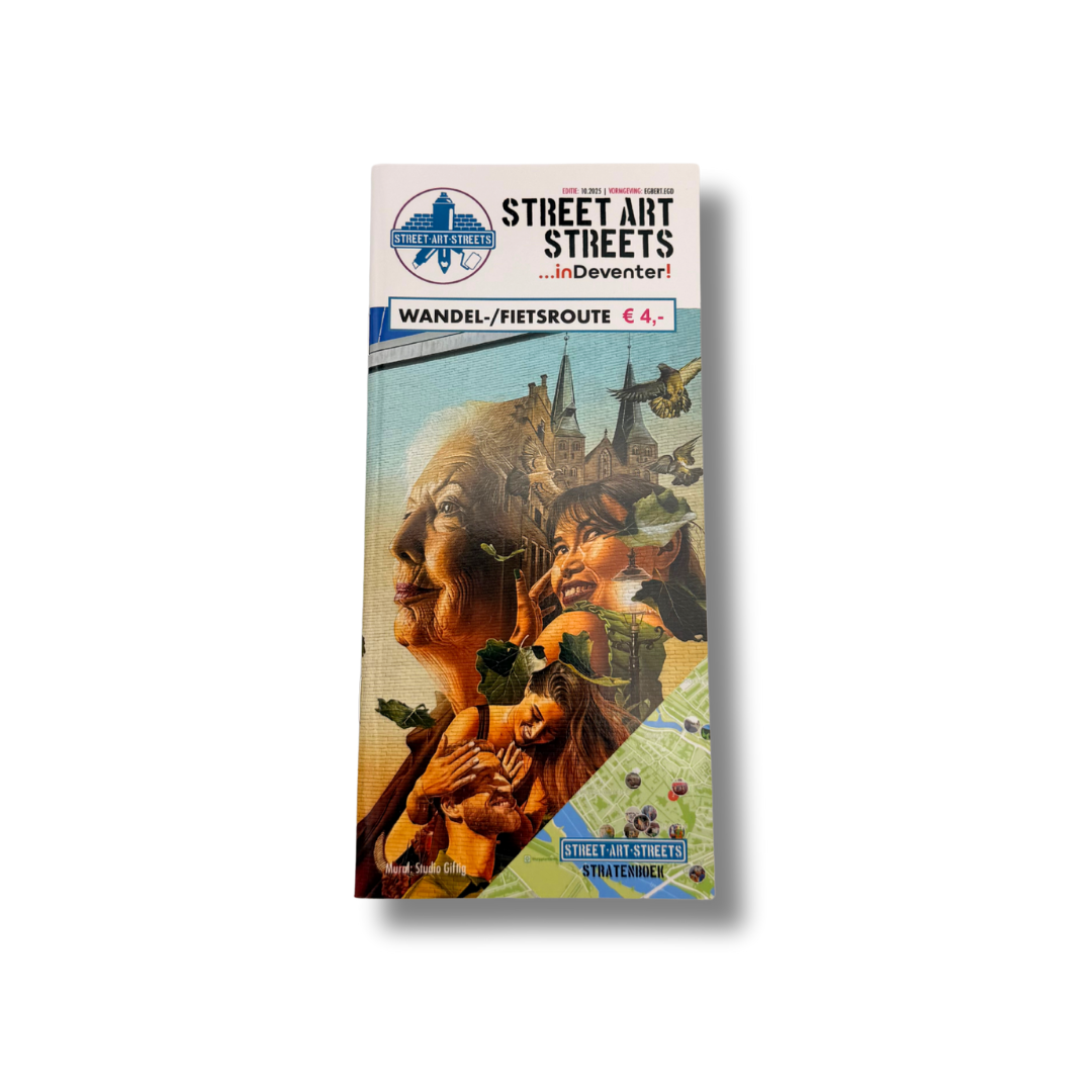 Street art Streets wandel-/fietsroute