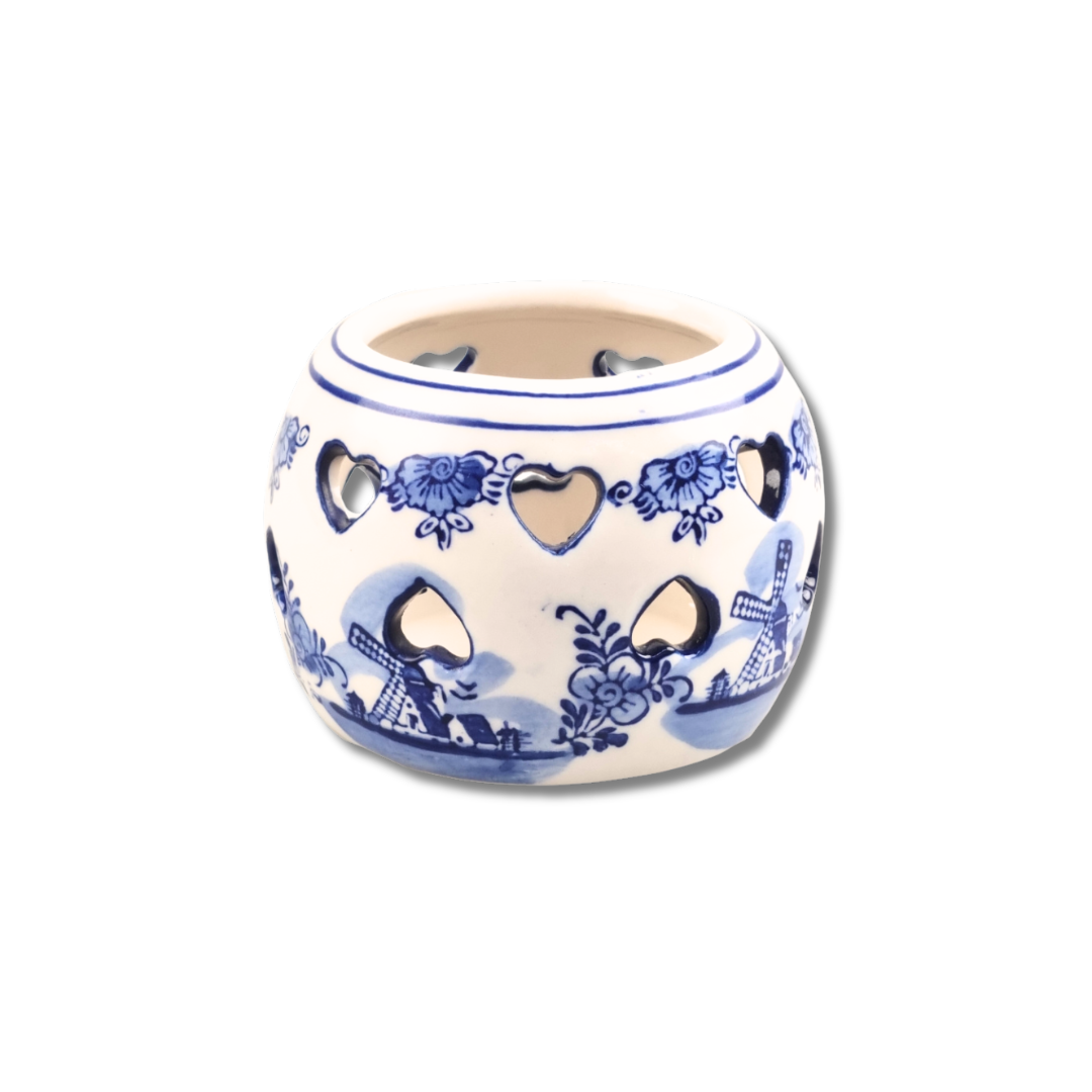 Waxinelichtje Delfts blauw