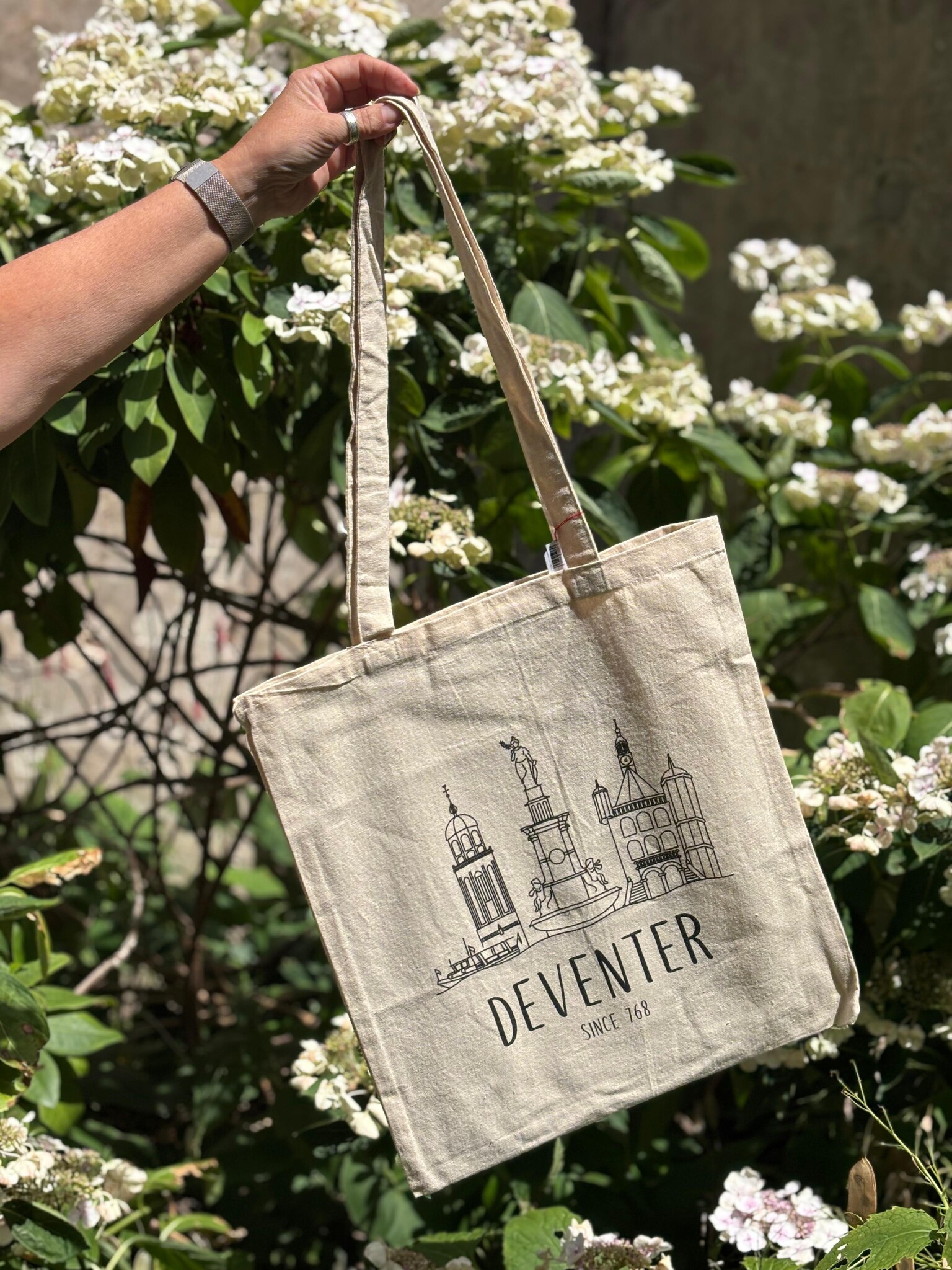 Linnen tas Deventer ecru