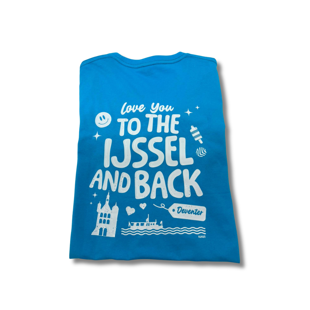 Zomer T-shirt blauw