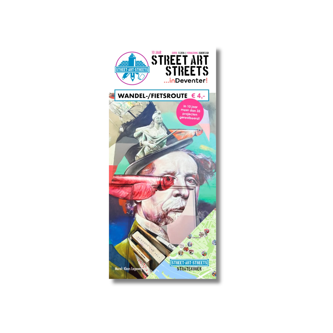 Street art Streets wandel-/fietsroute