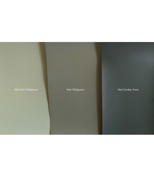 Modifolia MAT OLIJFGROEN PLAKFOLIE